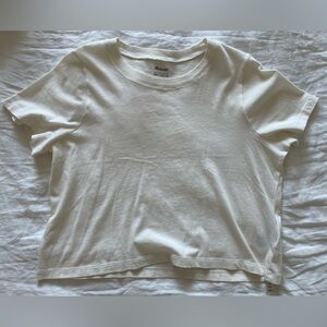 Madewell Boxy Crop Tee